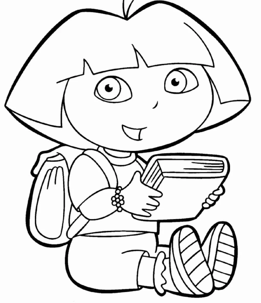 dora aventureira para colorir 32