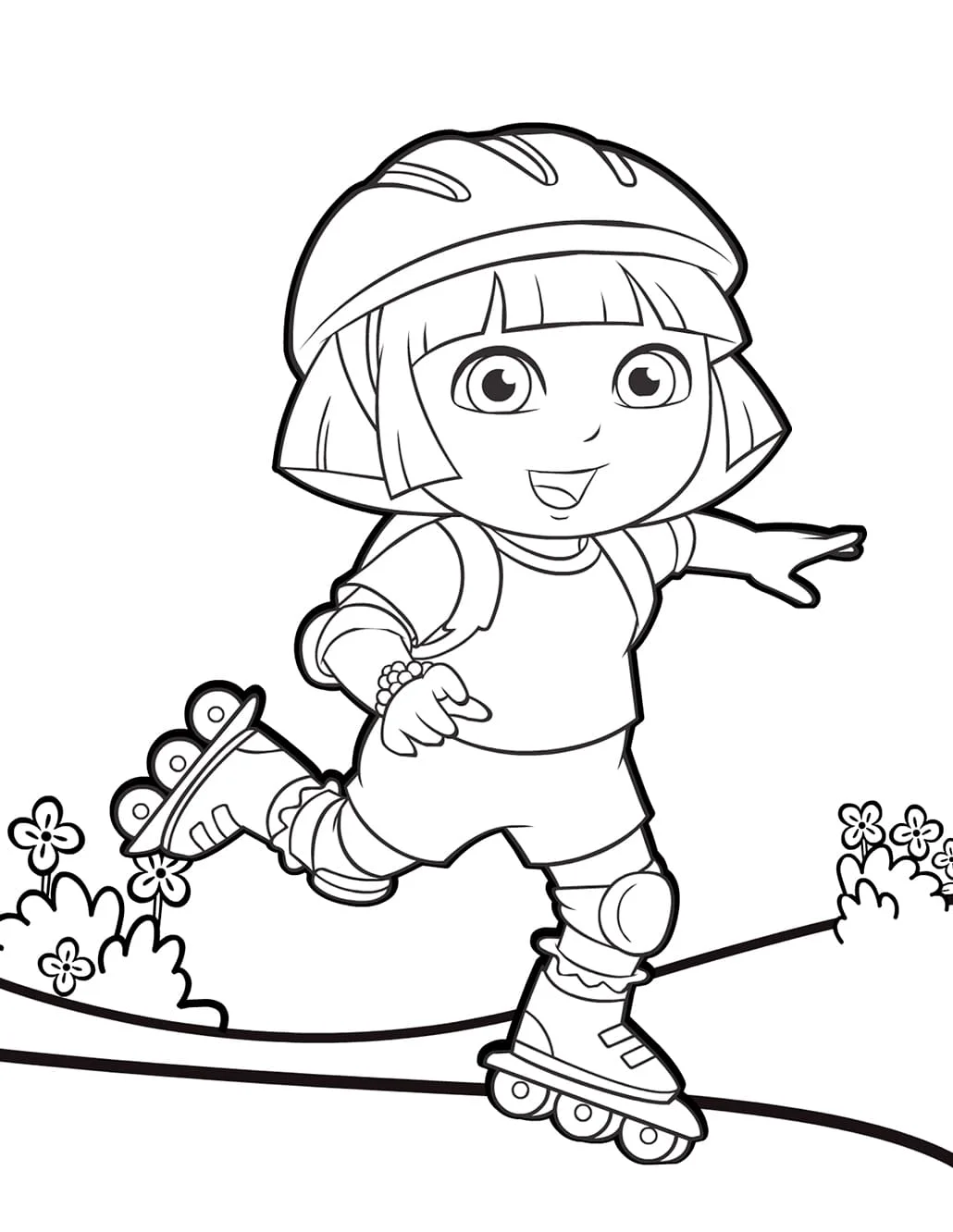 dora aventureira para colorir 44