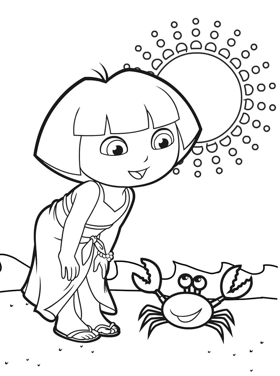 dora aventureira para colorir 50