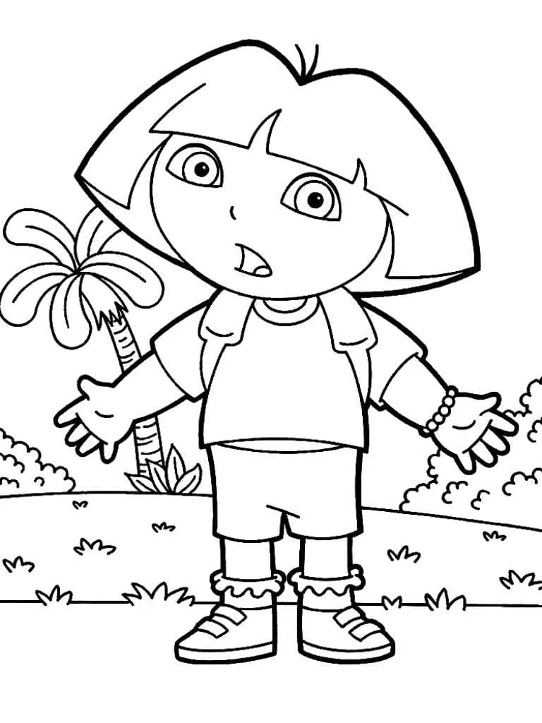 dora aventureira para colorir 81