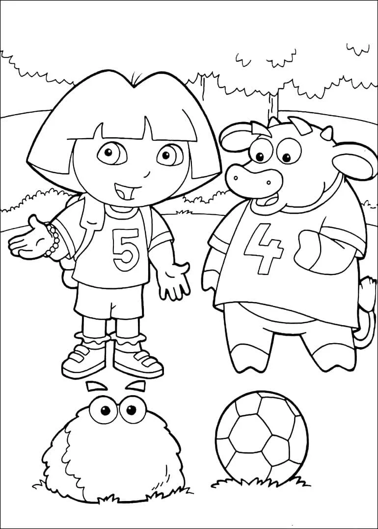 dora aventureira para colorir 86