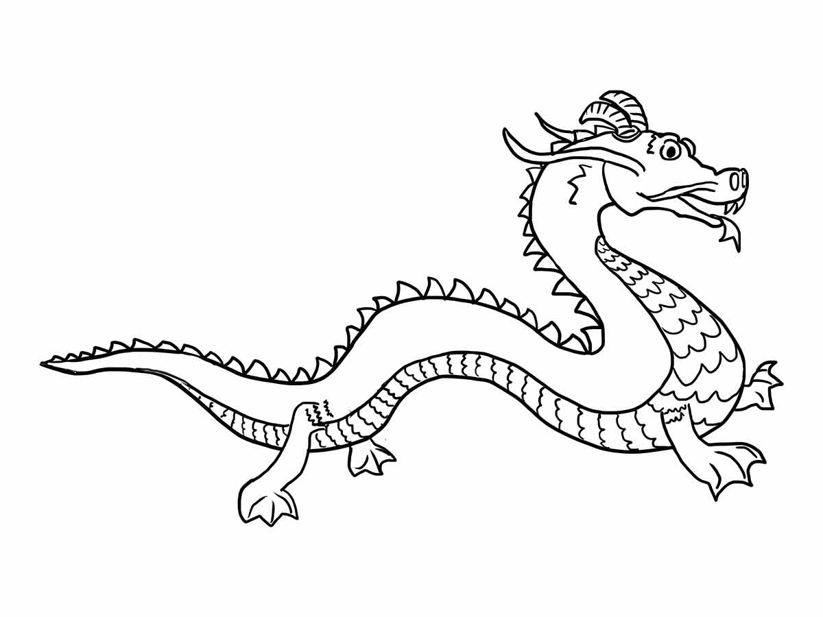 dragao para colorir 18