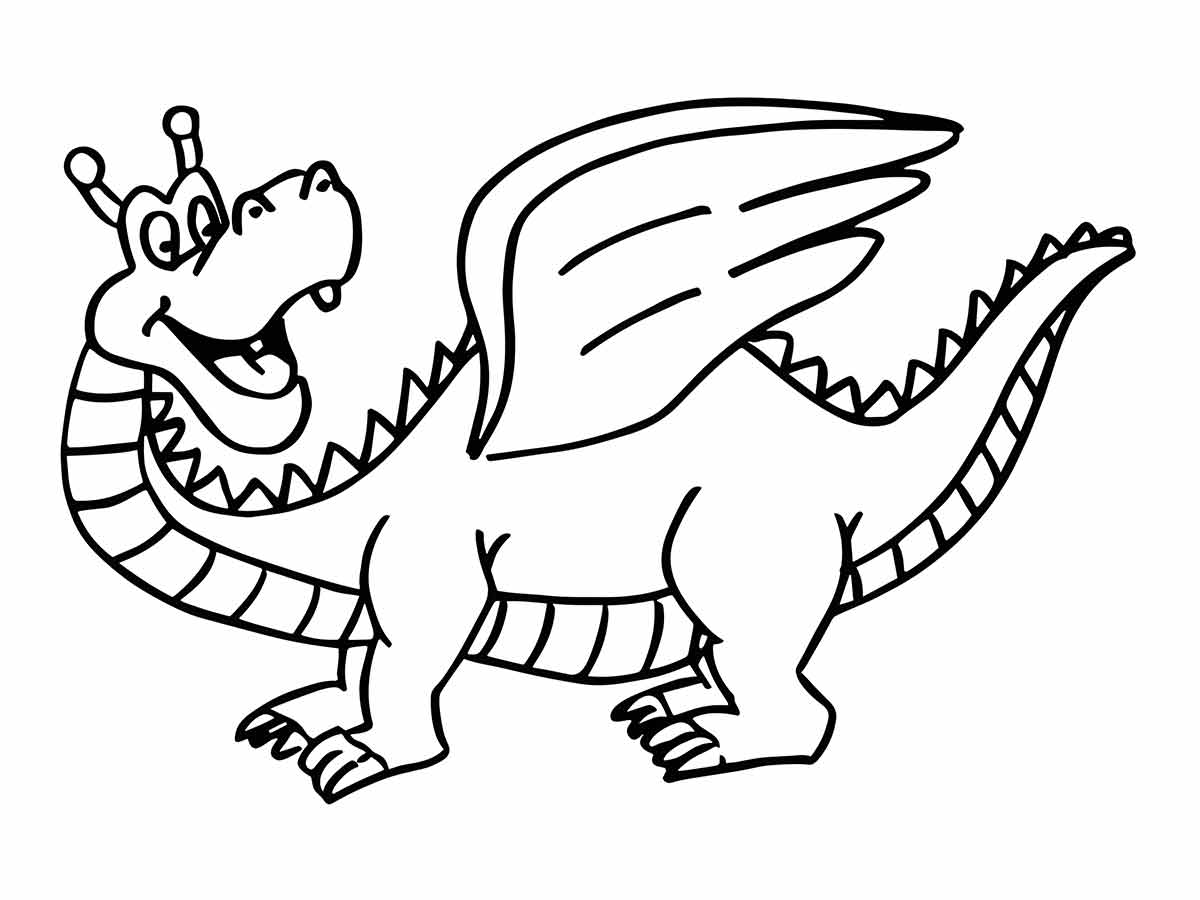 dragao para colorir 21