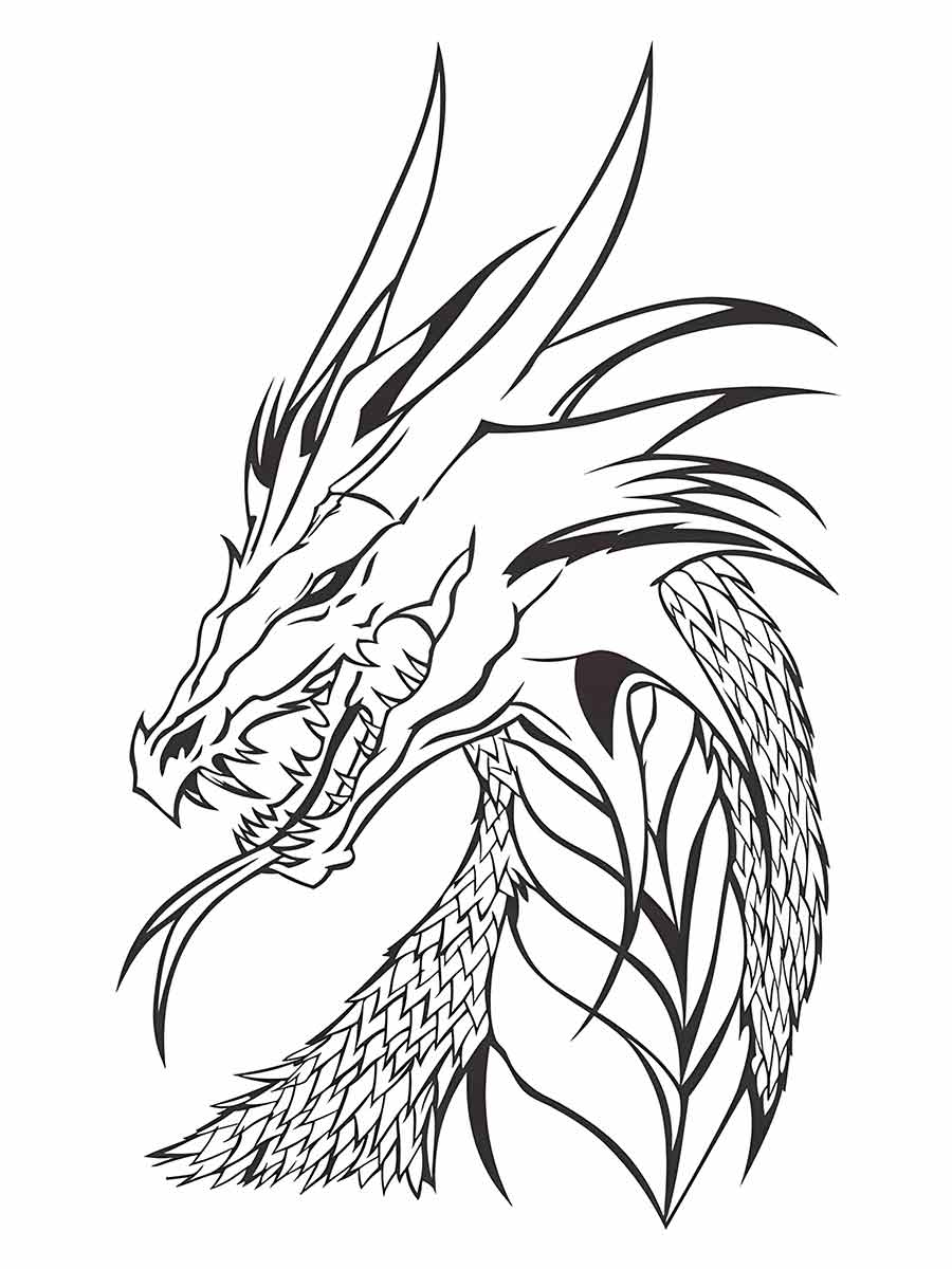 dragao para colorir 28