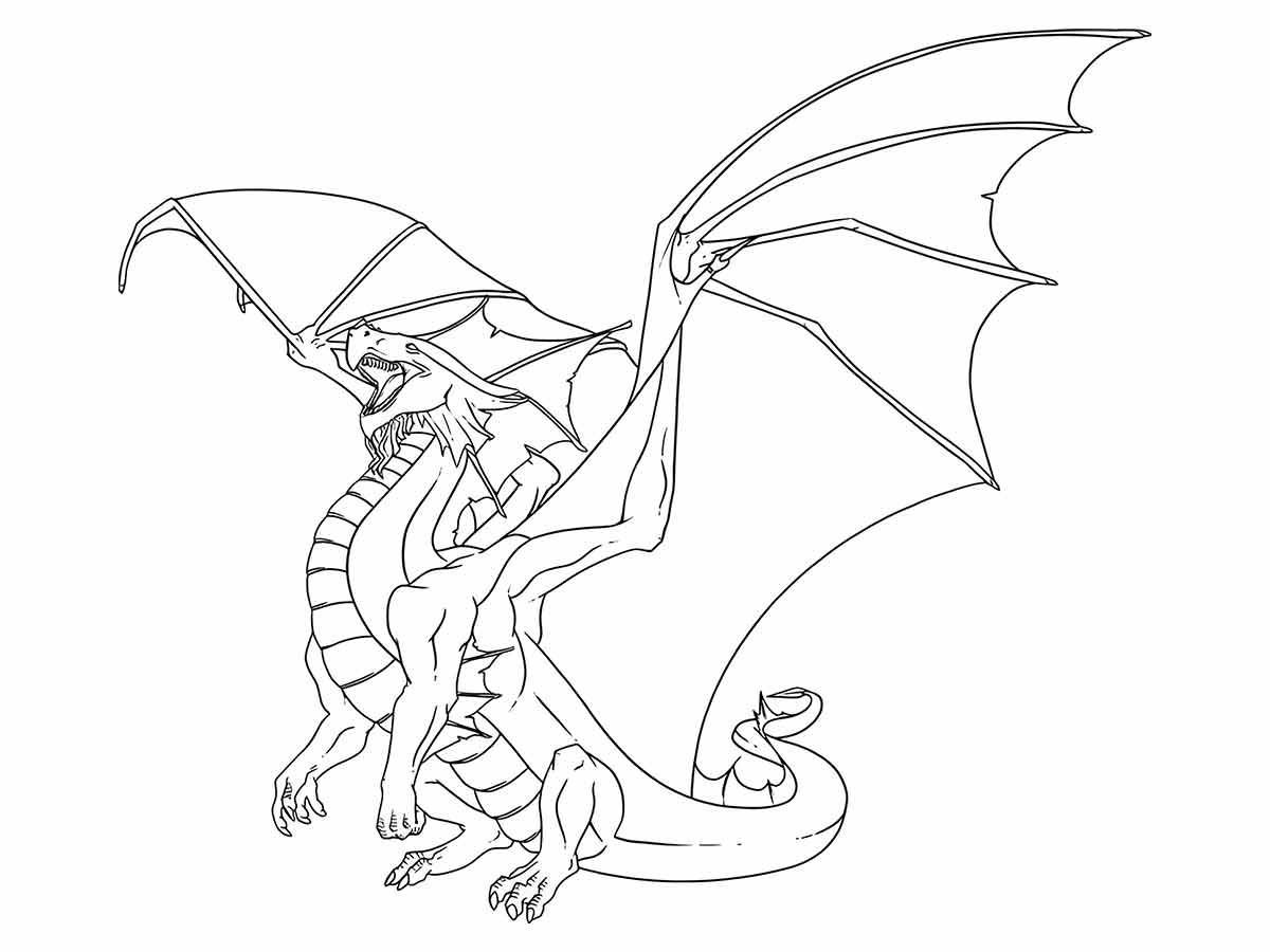 dragao para colorir 29