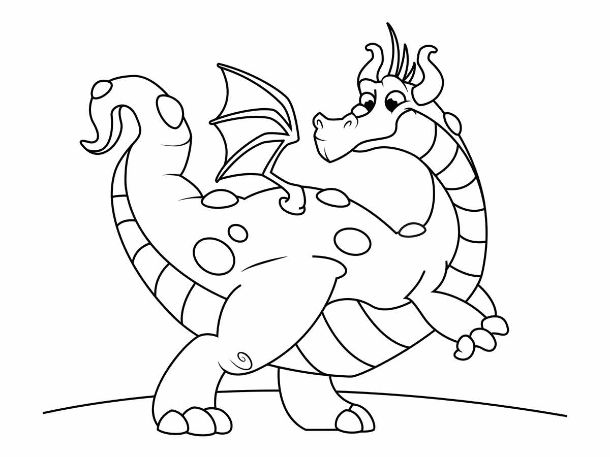 dragao para colorir 32