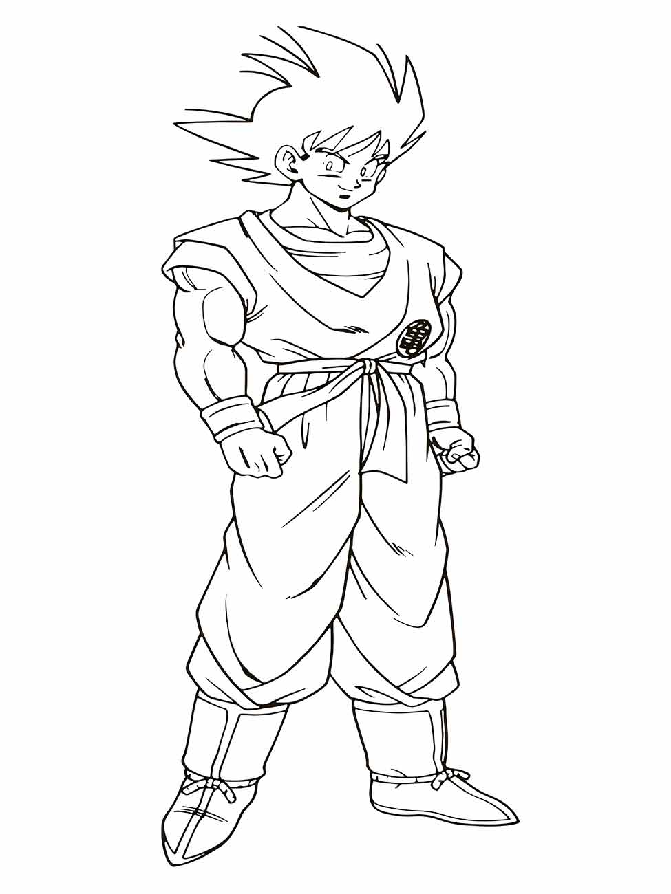 dragon ball z para colorir 12