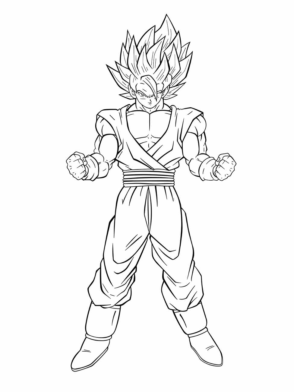 dragon ball z para colorir 21