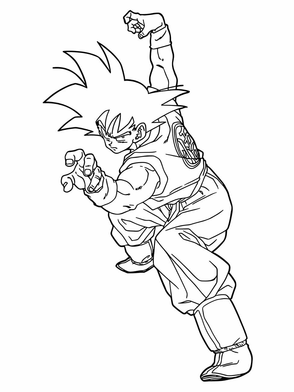 dragon ball z para colorir 23