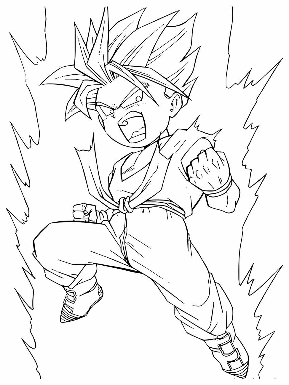 dragon ball z para colorir 24