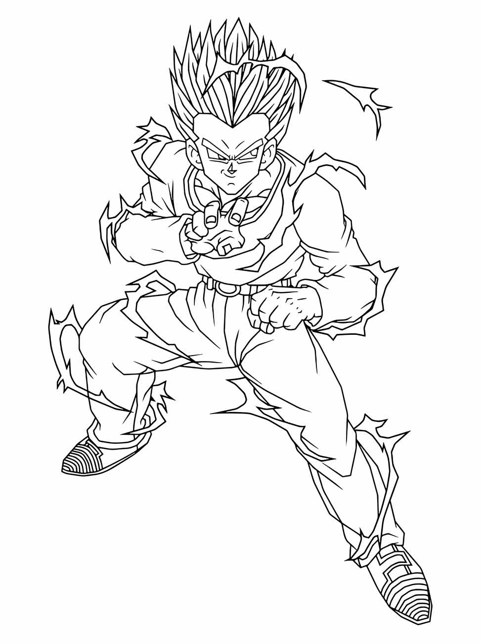 dragon ball z para colorir 26