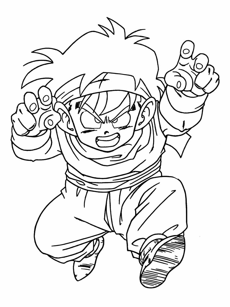 dragon ball z para colorir 29