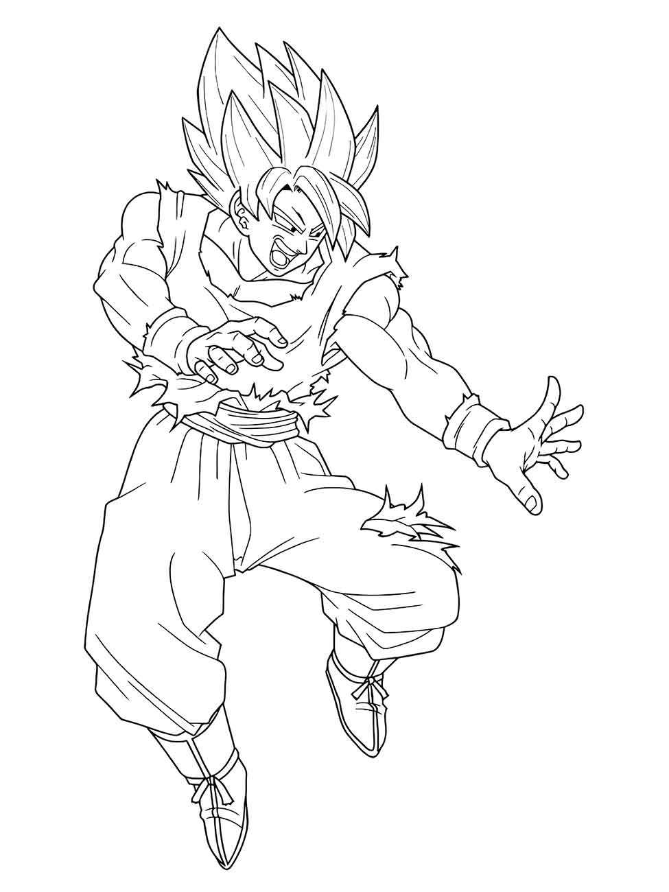 dragon ball z para colorir 31