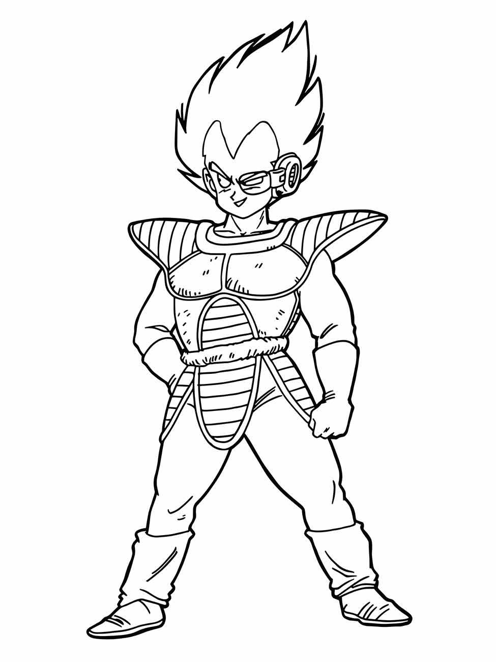 dragon ball z para colorir 9