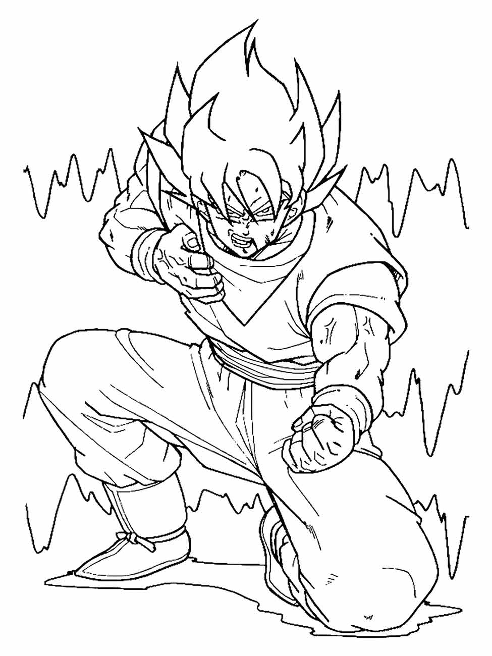 dragon ball z para colorir8