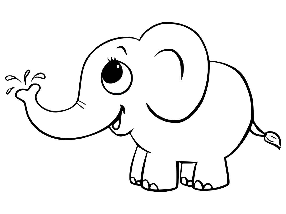 elefante para colorir 11