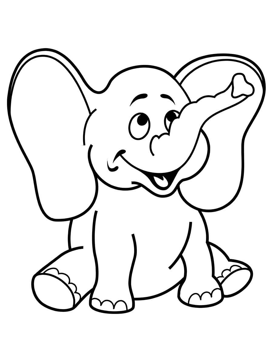 elefante para colorir 18