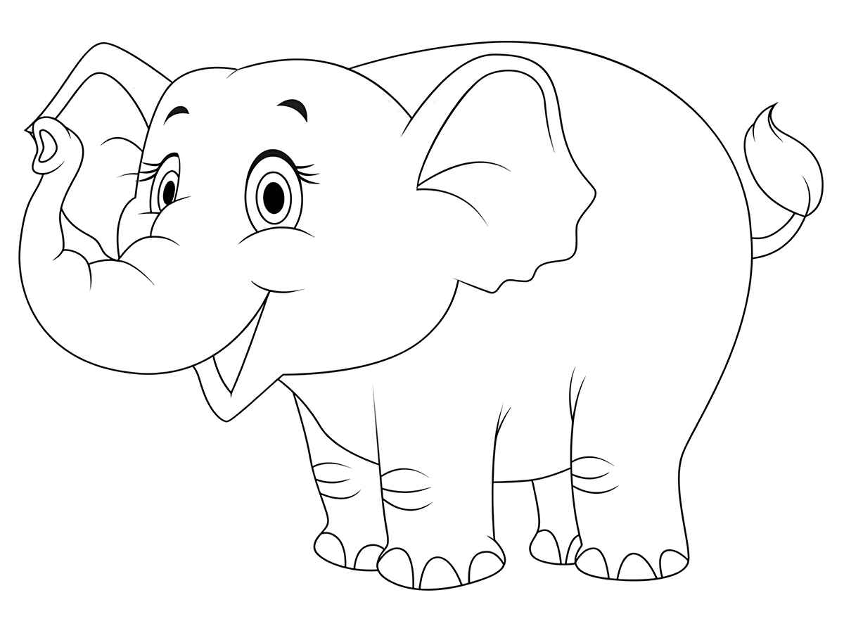 elefante para colorir 22