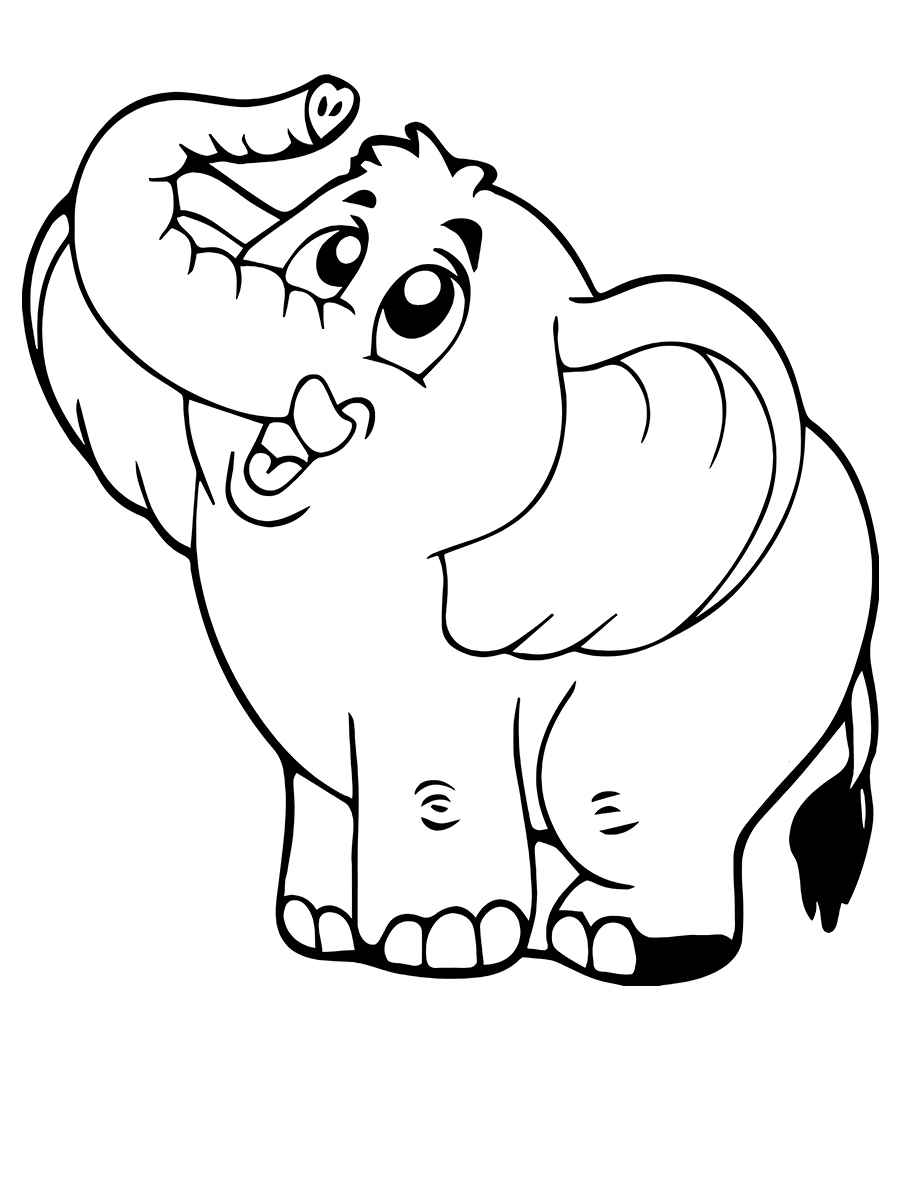 elefante para colorir 24