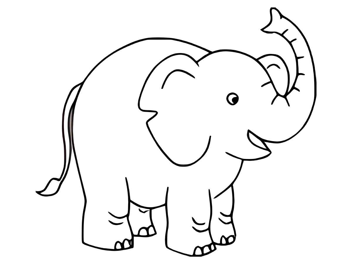 elefante para colorir 26