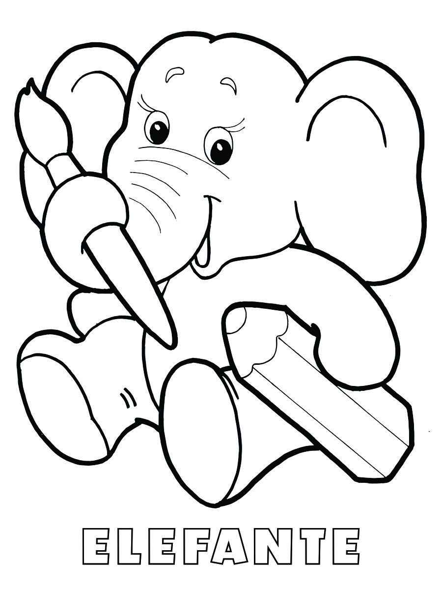 elefante para colorir 29