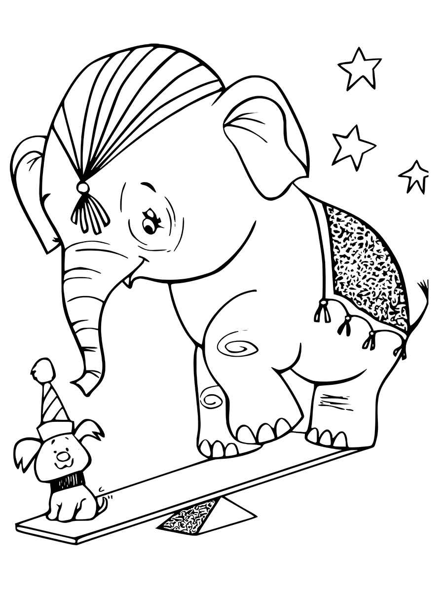 elefante para colorir 38