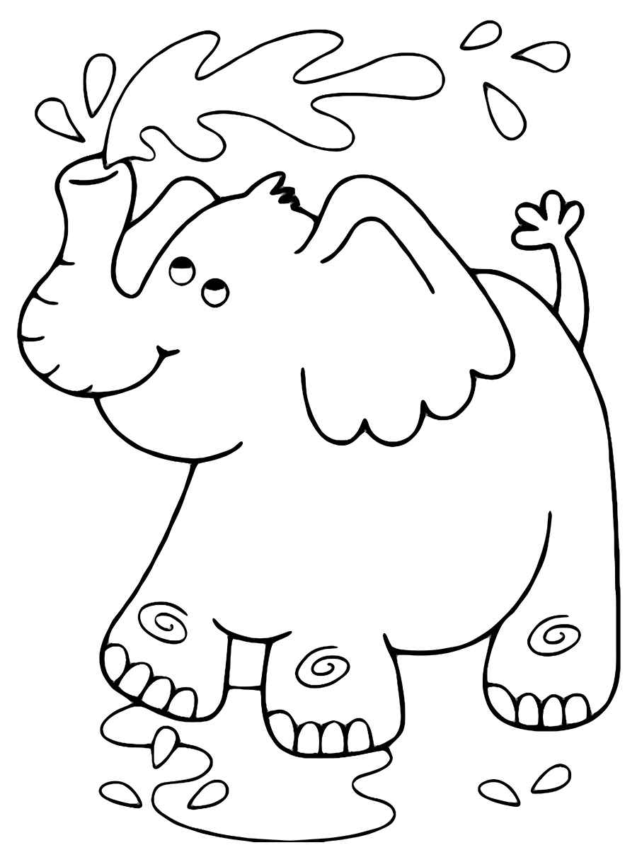 elefante para colorir 43