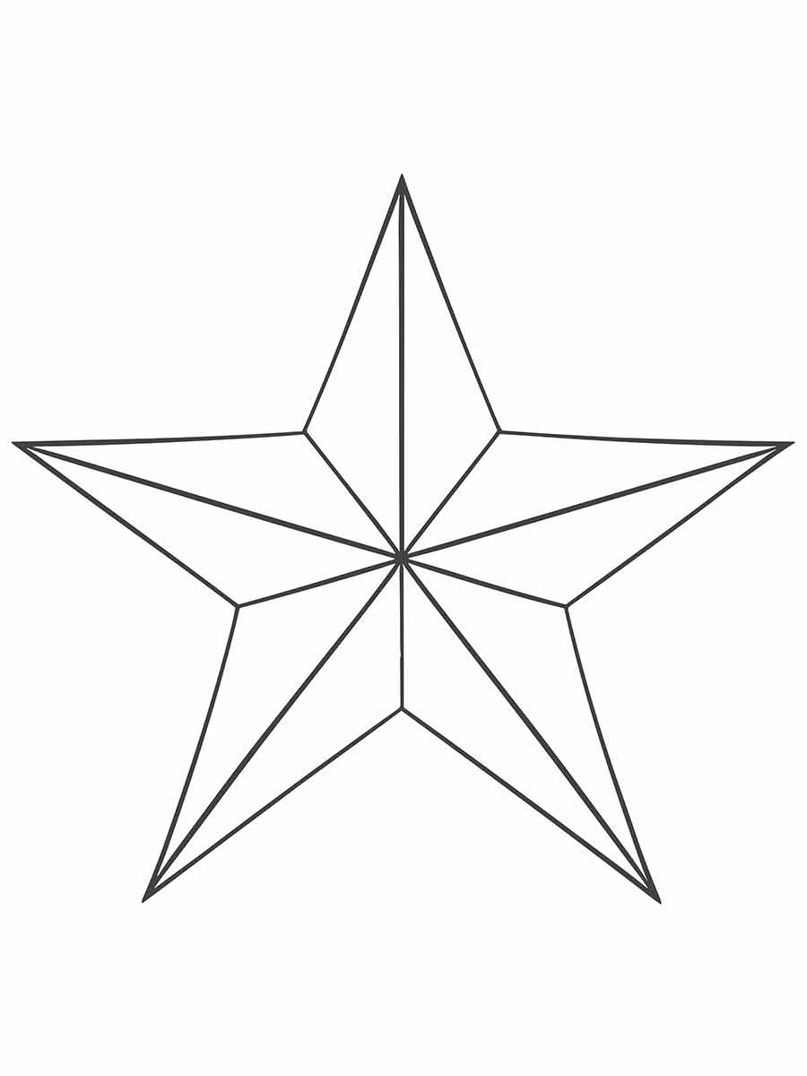 estrela desenho para imprimir