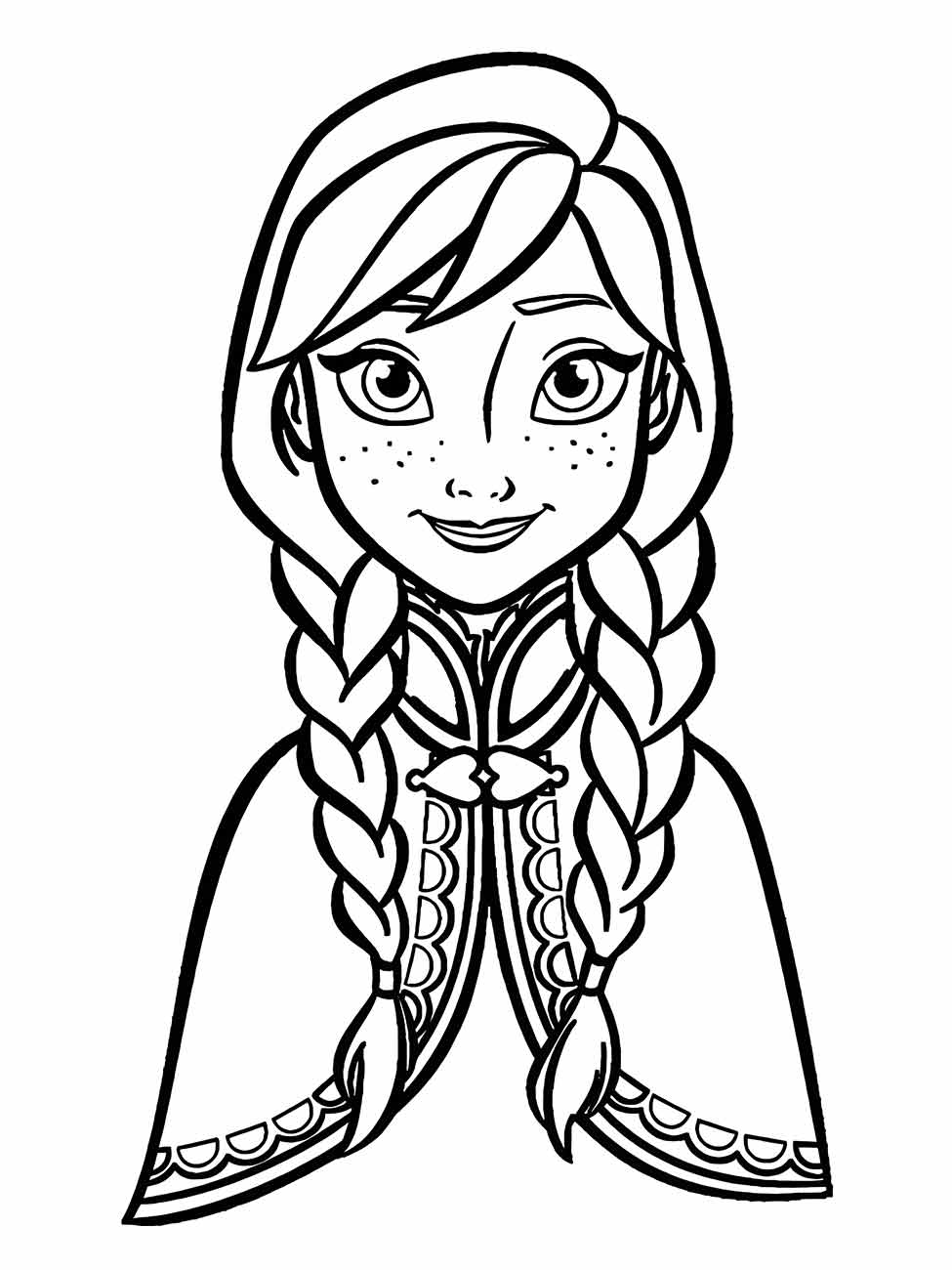 frozen para colorir 11