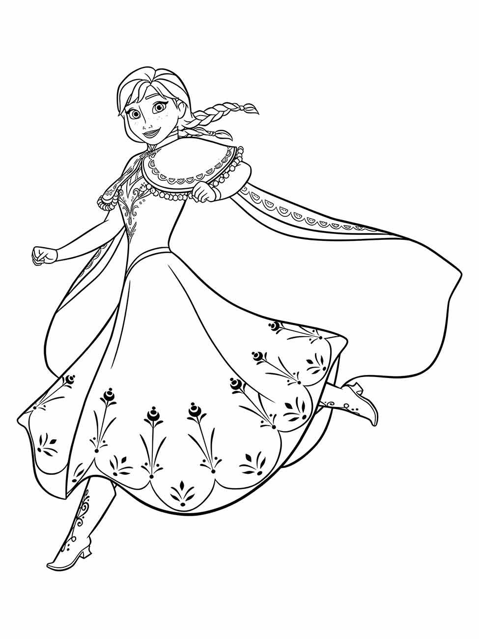 frozen para colorir 12