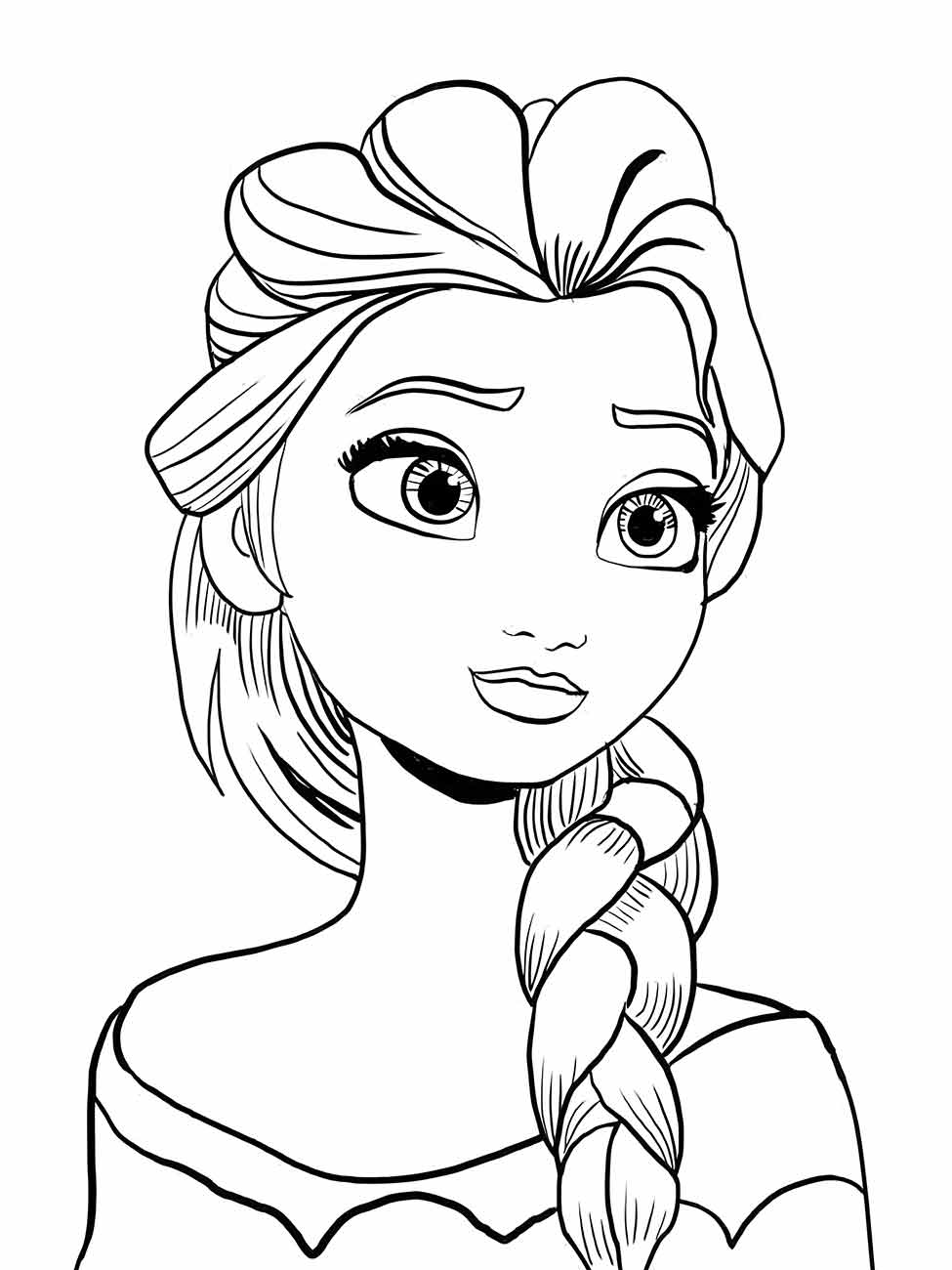 frozen para colorir 15