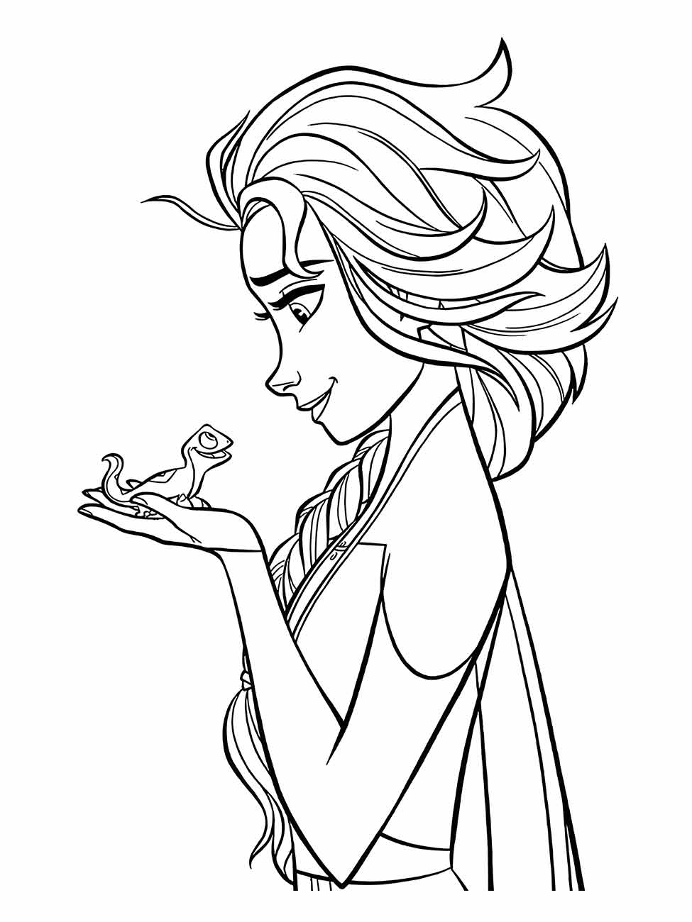 frozen para colorir 25