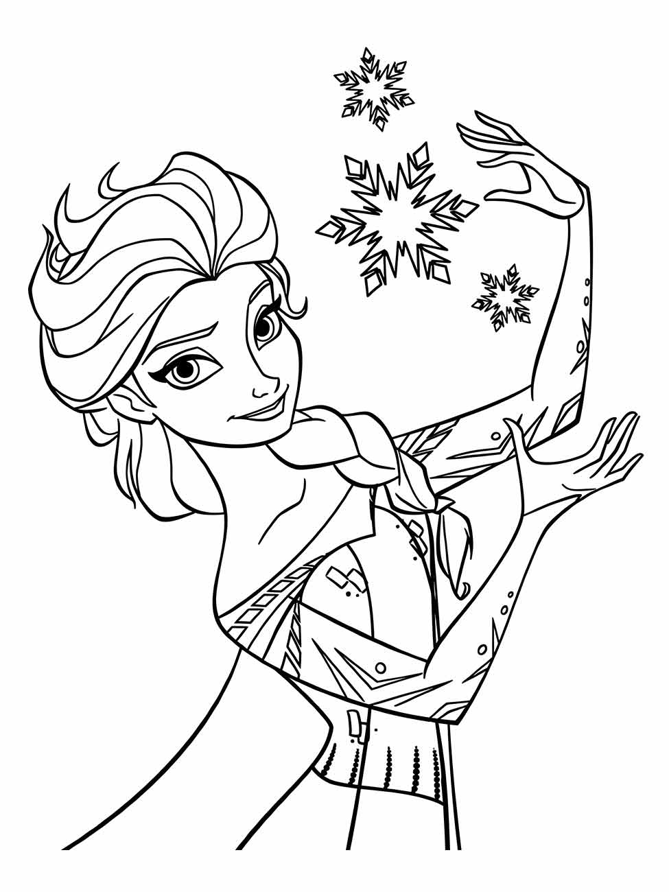 frozen para colorir 30