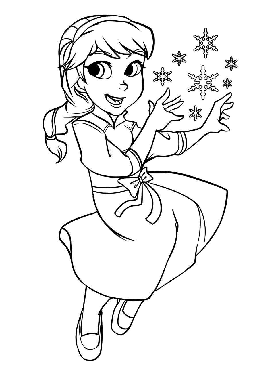 frozen para colorir 36