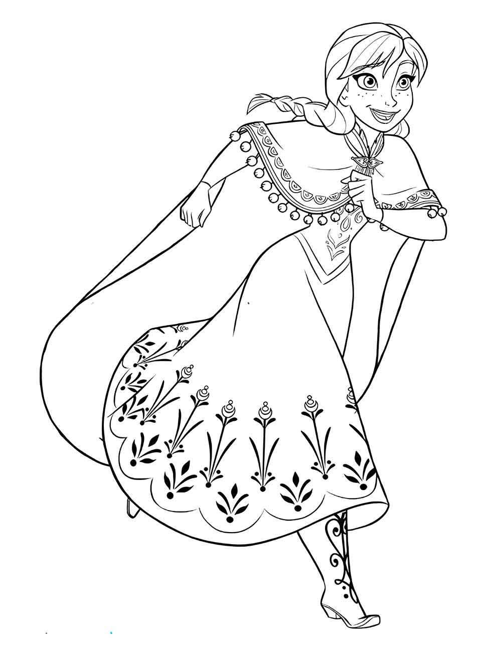 frozen para colorir 39