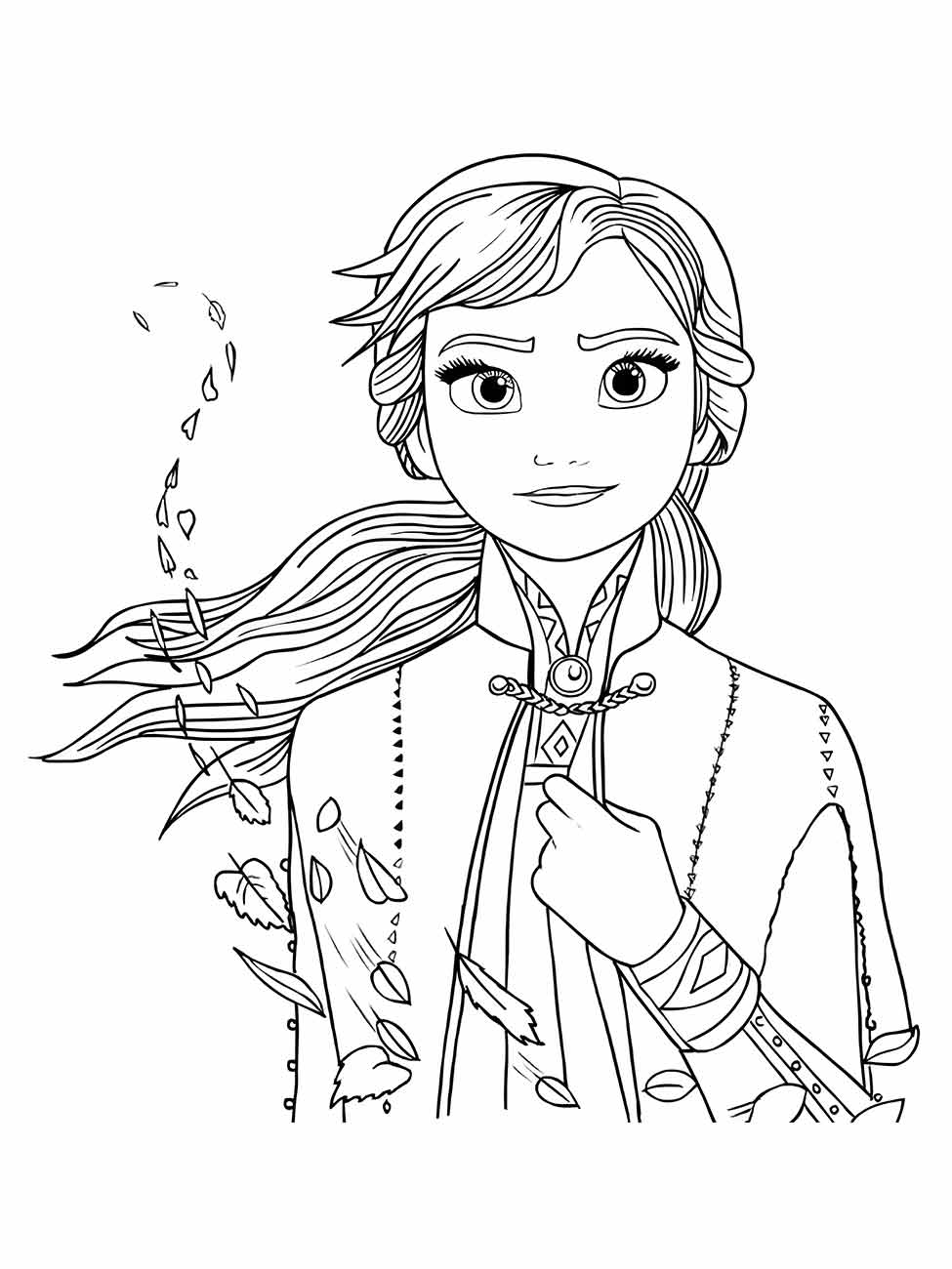 frozen para colorir 4