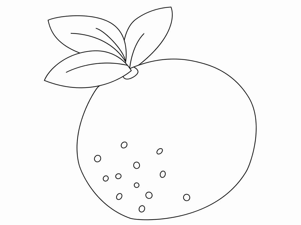 frutas para colorir 37