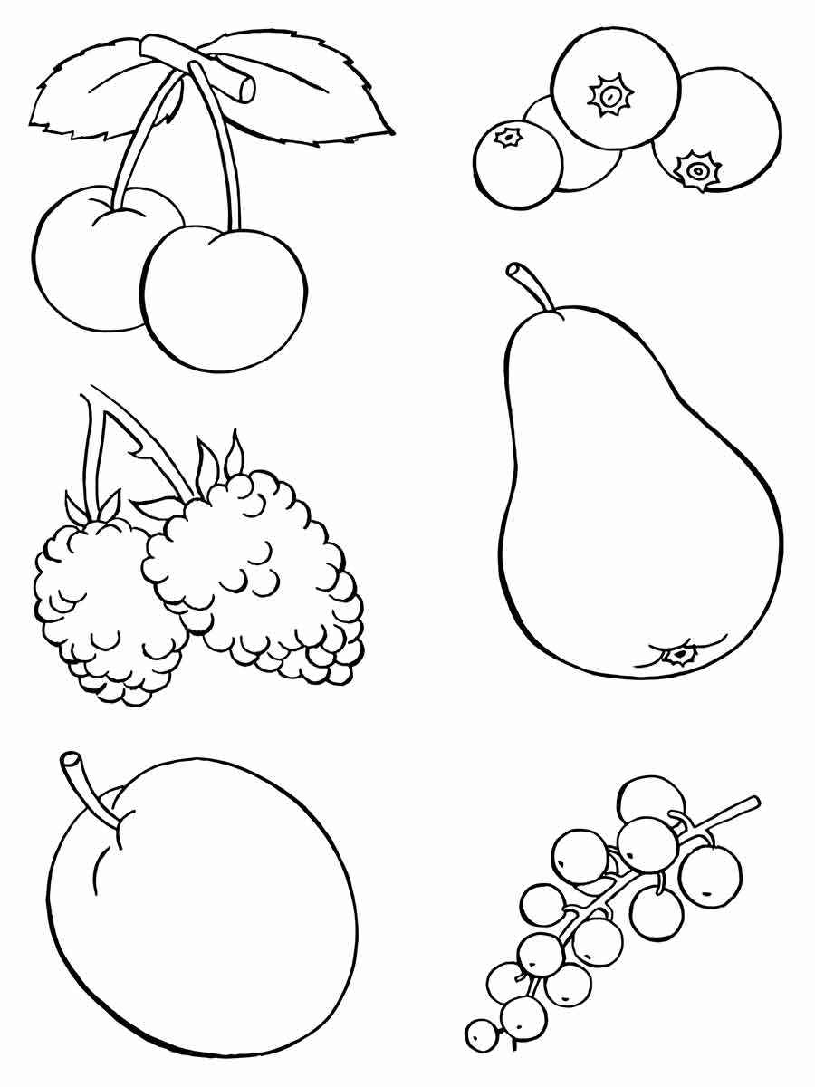 frutas para colorir 7