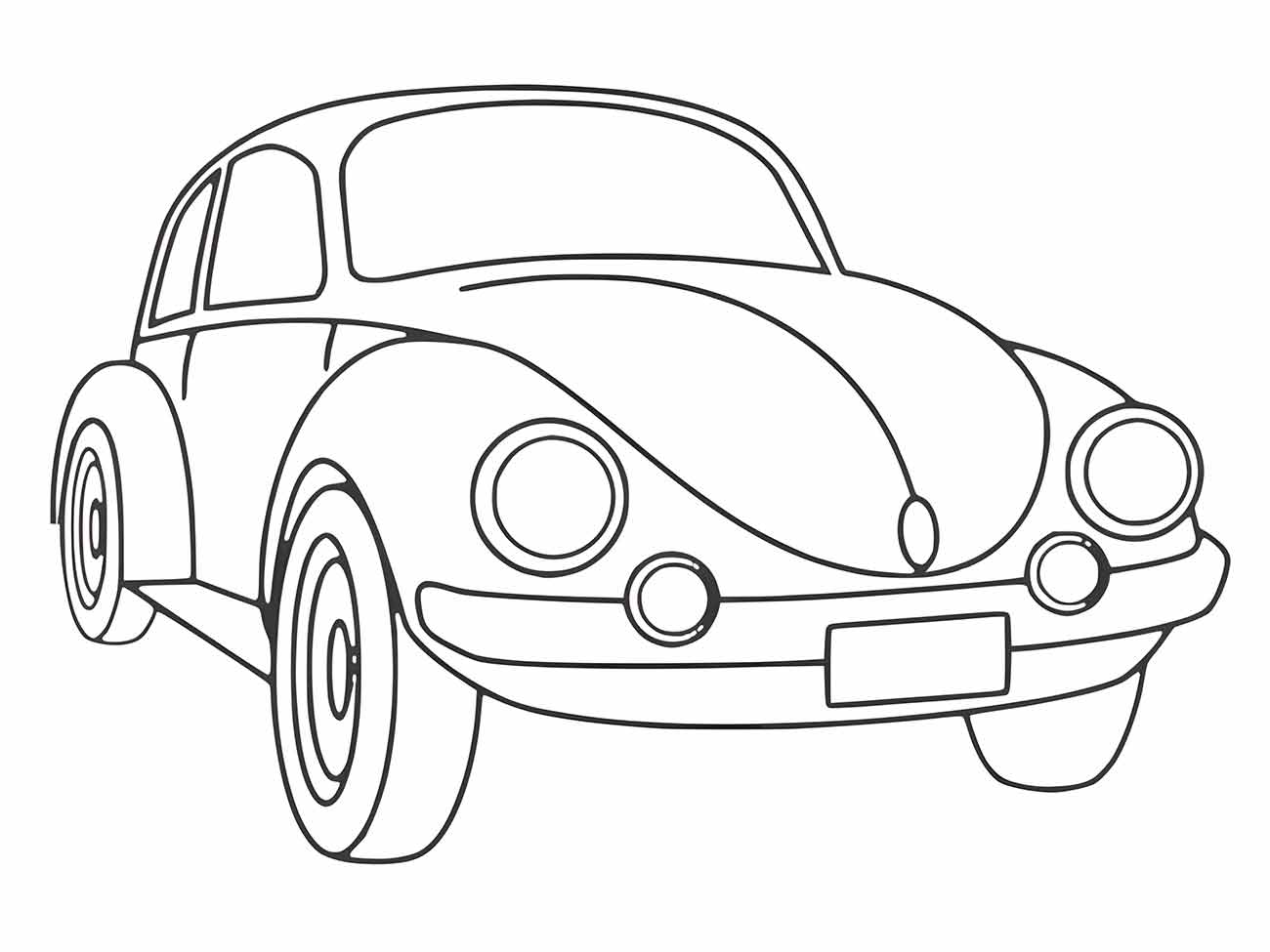 fusca para colorir 1