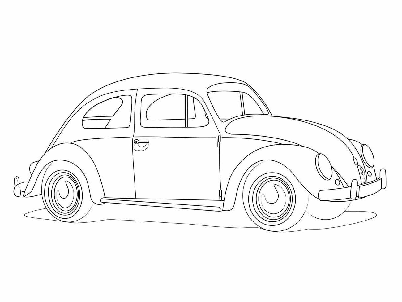 fusca para colorir 11