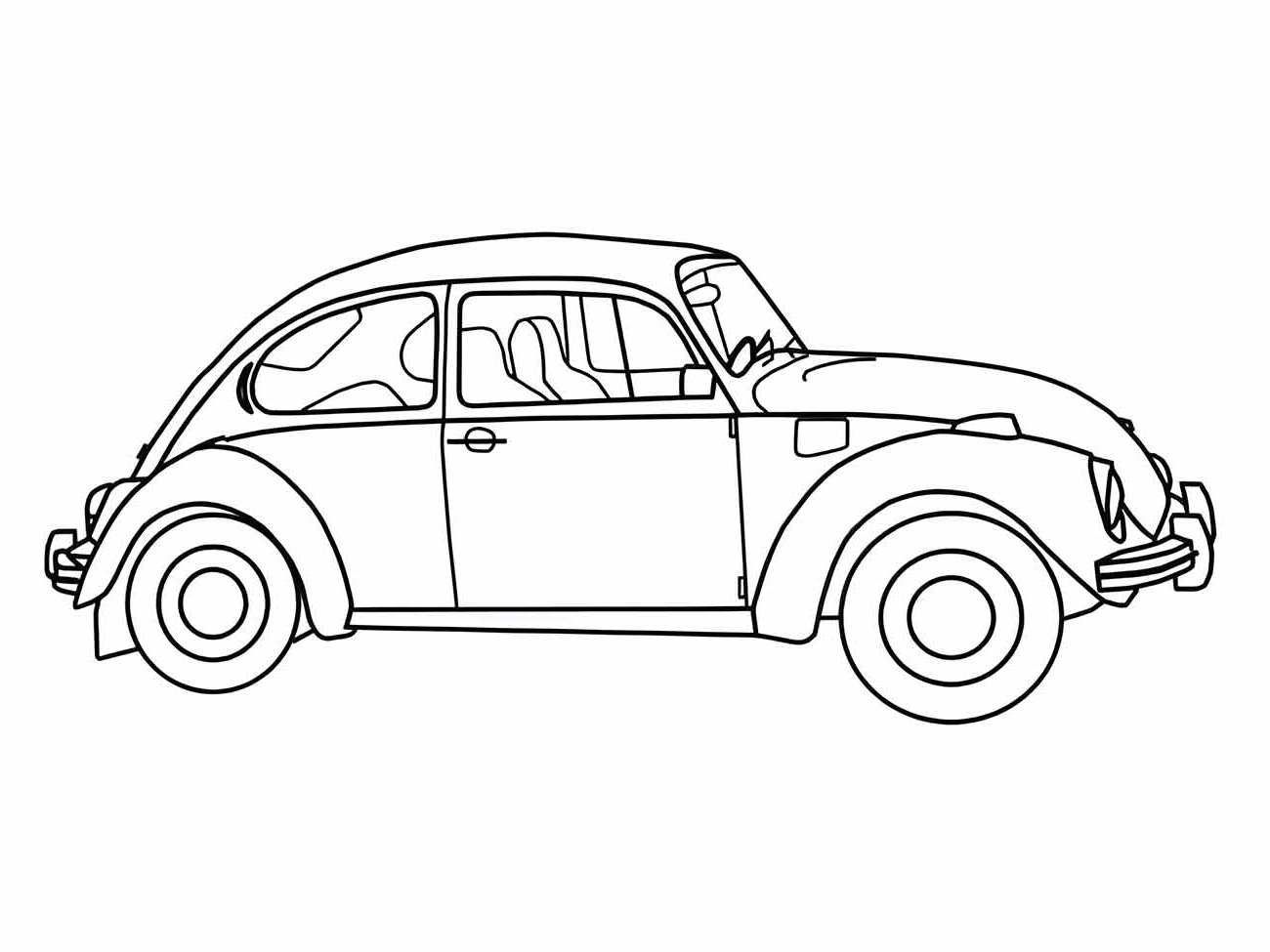 fusca para colorir 13