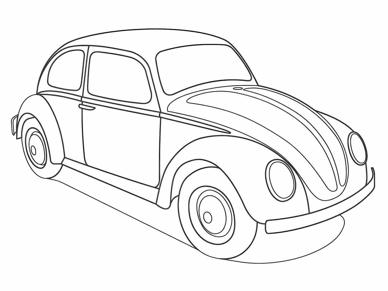 fusca para colorir 2