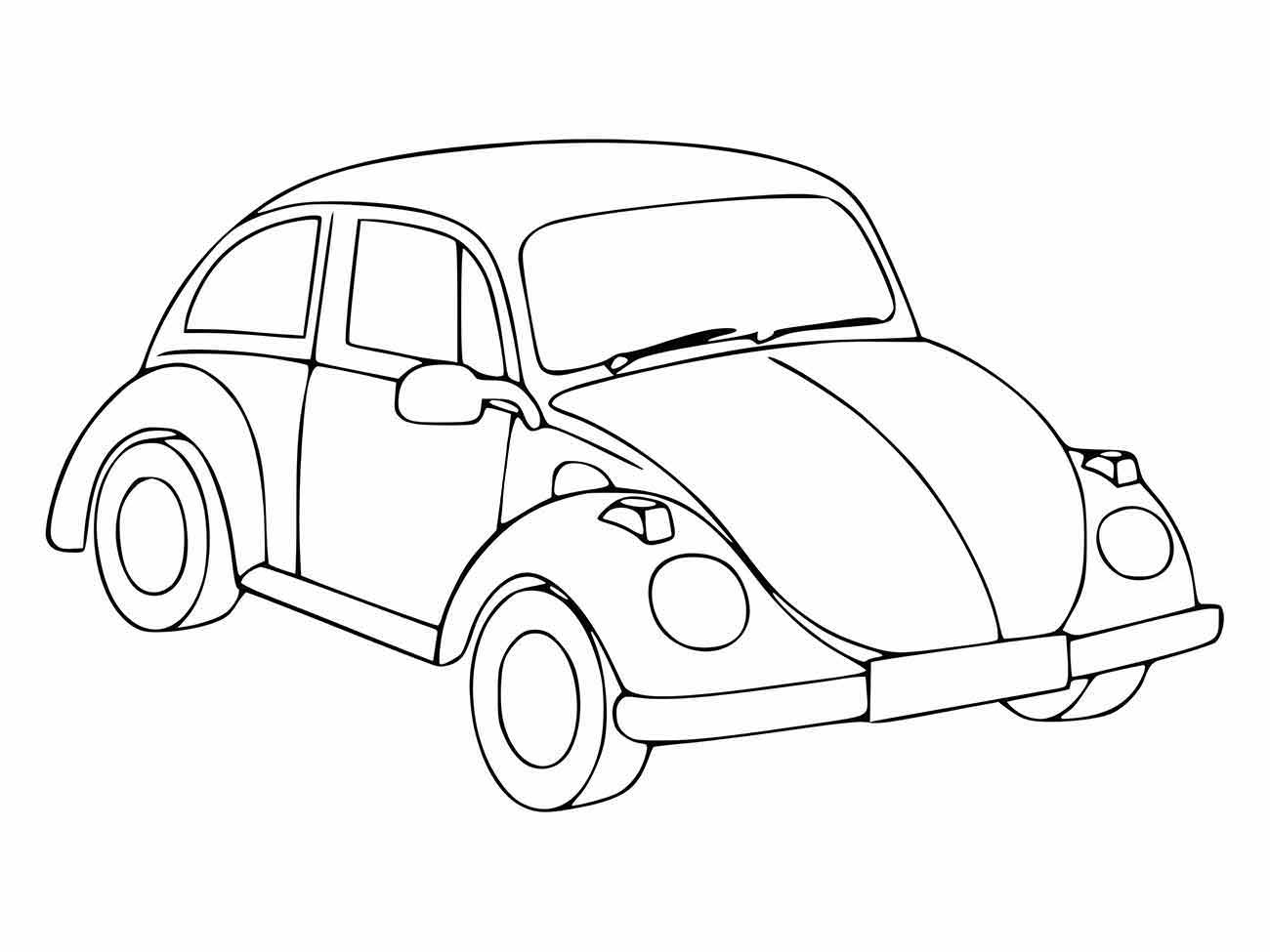 fusca para colorir 3