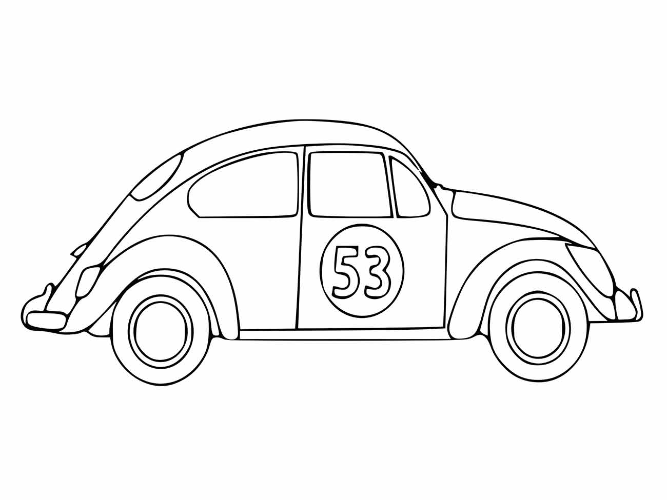 fusca para colorir 4