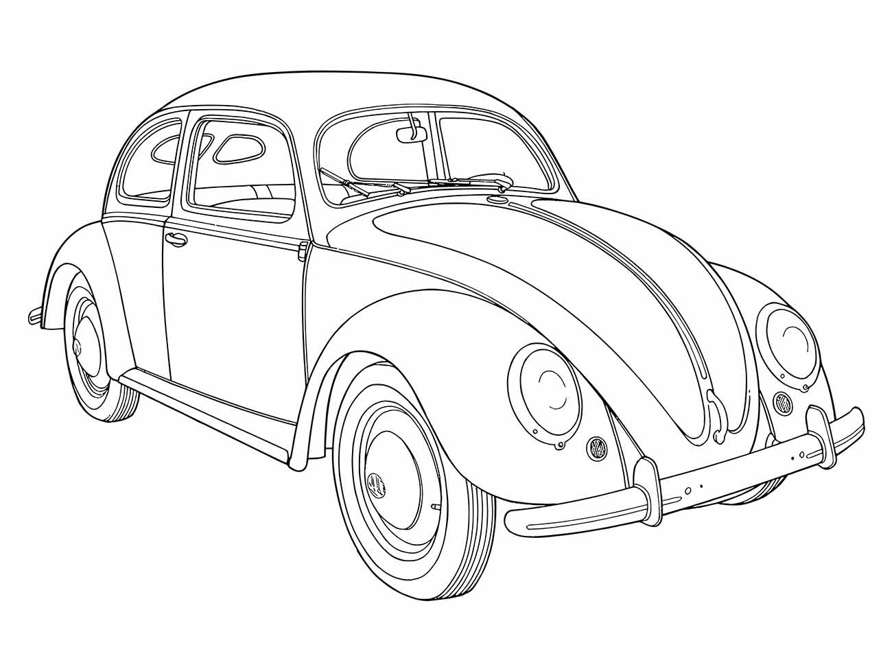 fusca para colorir 5