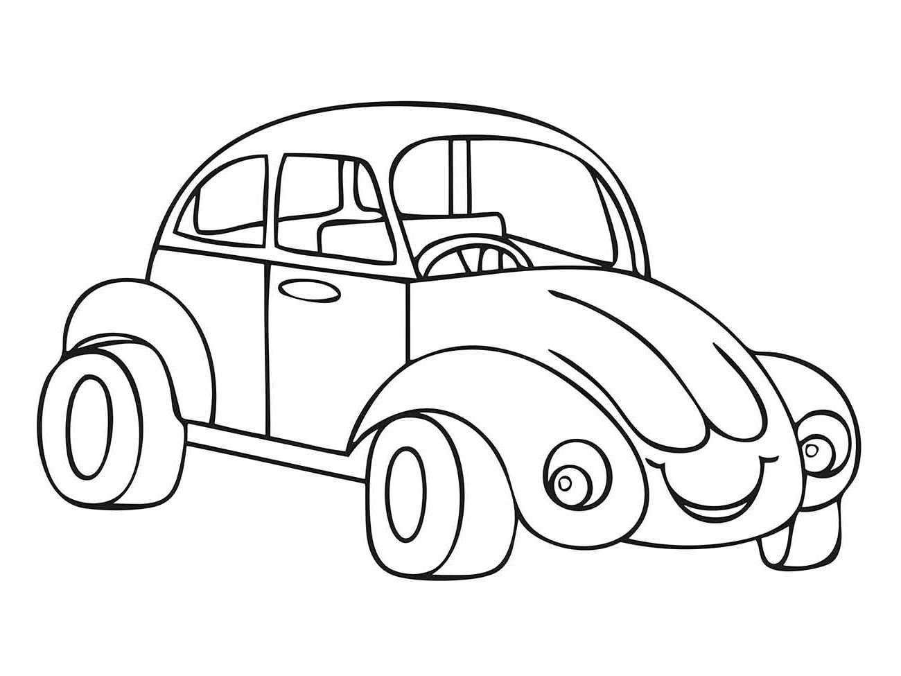 fusca para colorir 6