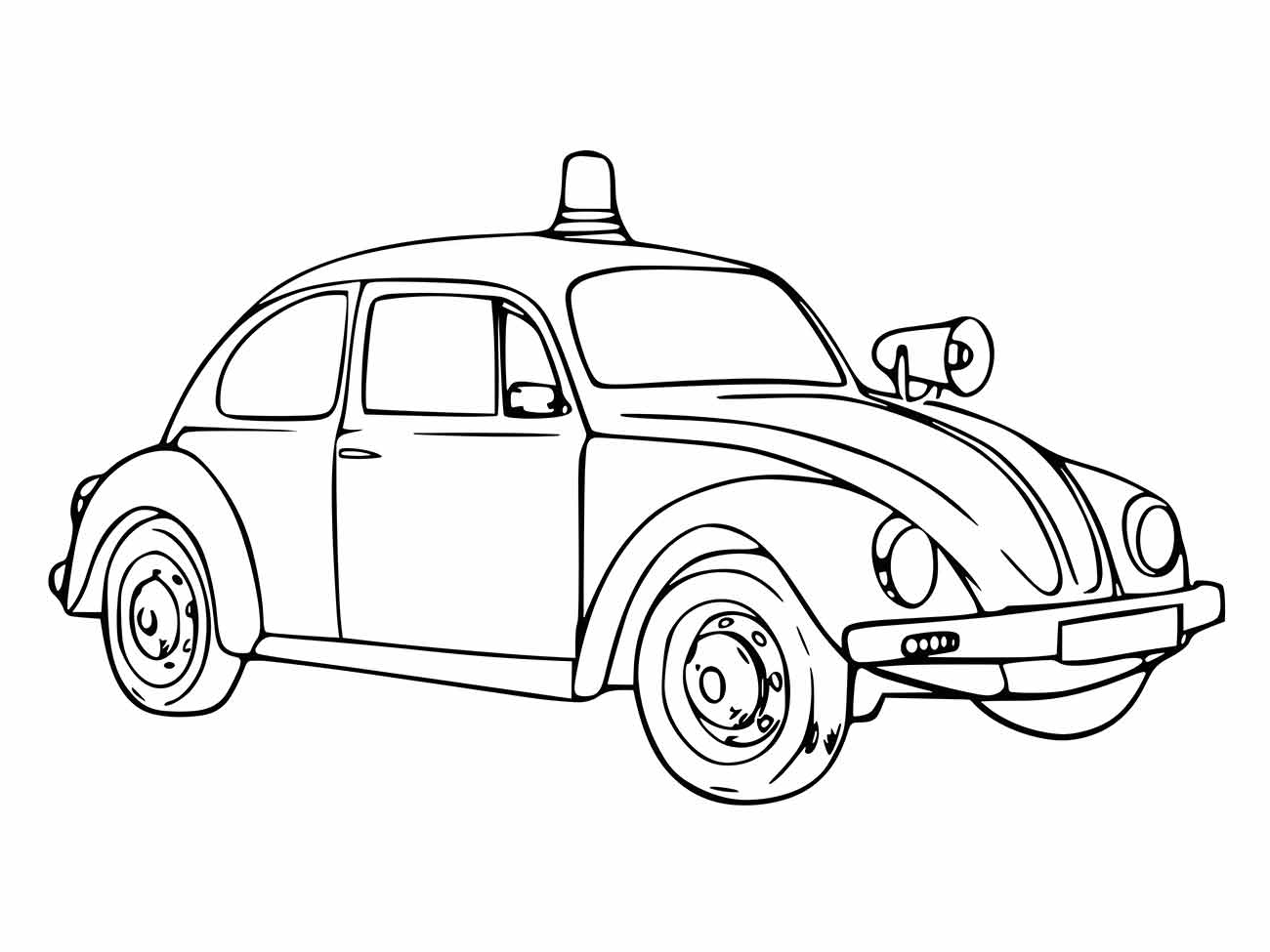 fusca para colorir 7