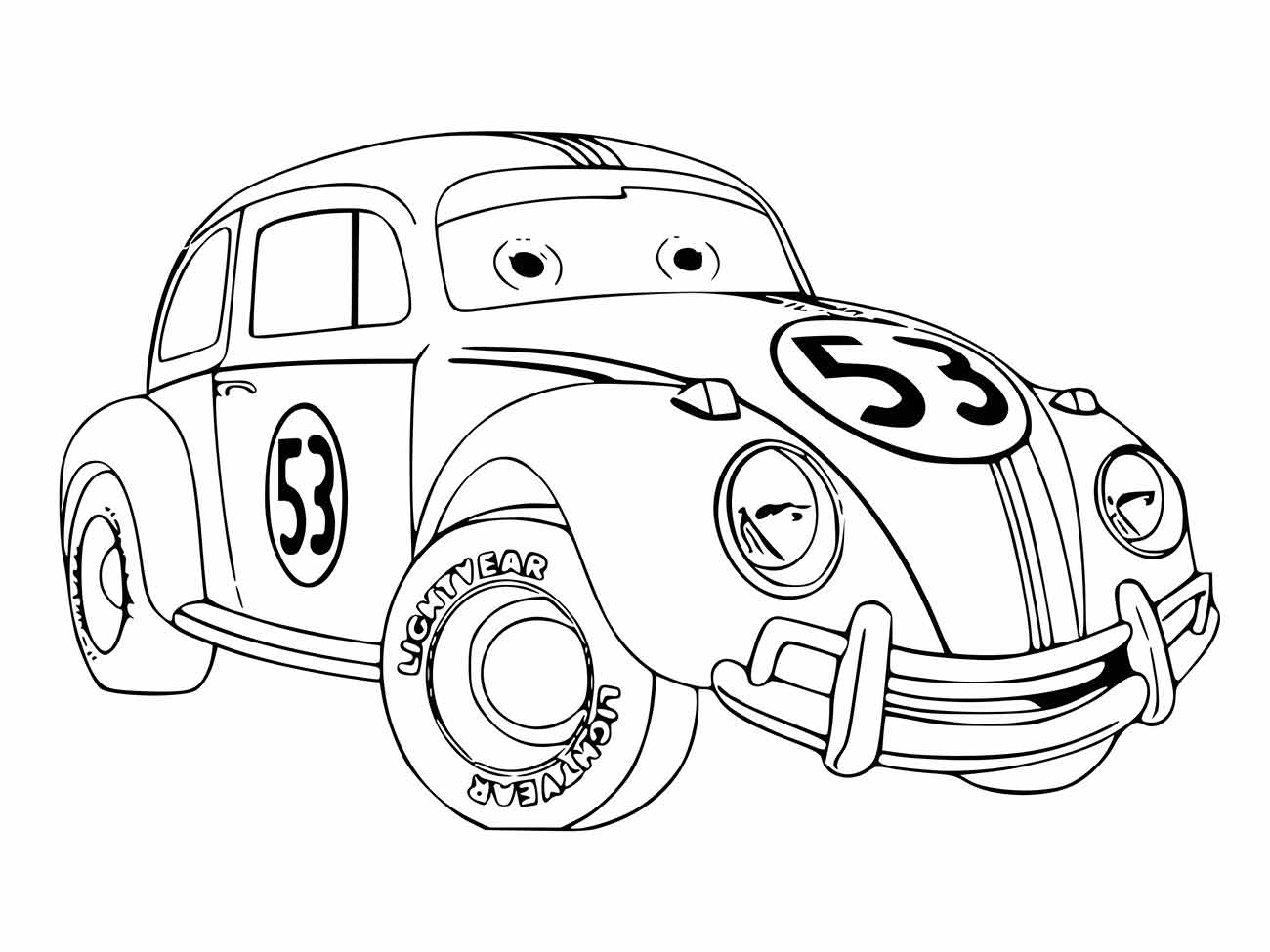 fusca para colorir 9