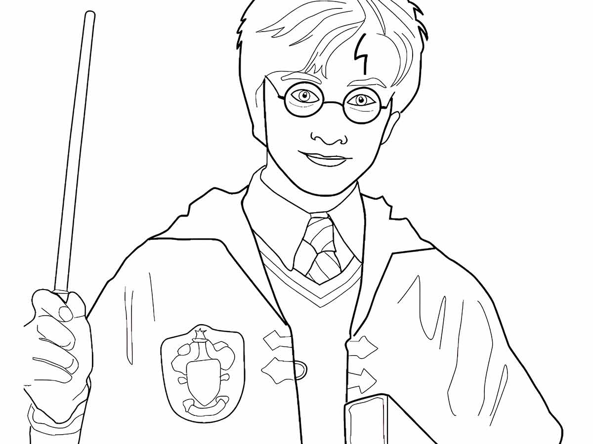 harry potter para colorir 12