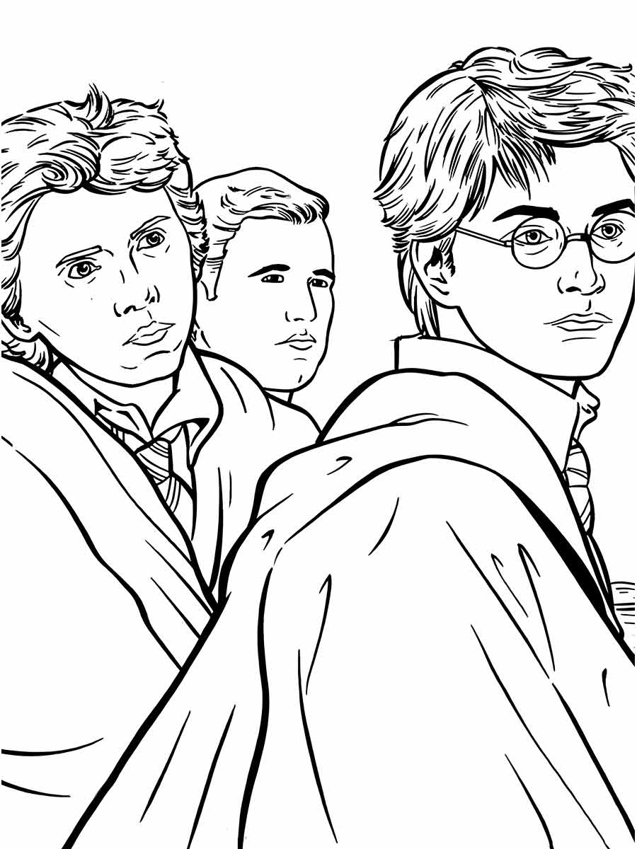 harry potter para colorir 14